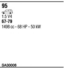 WALKER SA30006 Exhaust System